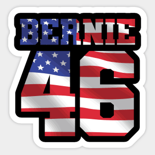 Bernie 46 President 2020 Sticker